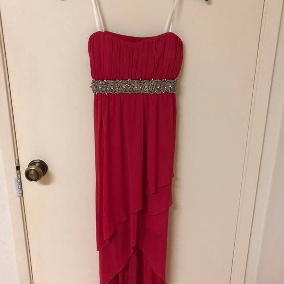Pink hi-Lo gown - Picture 2 of 4